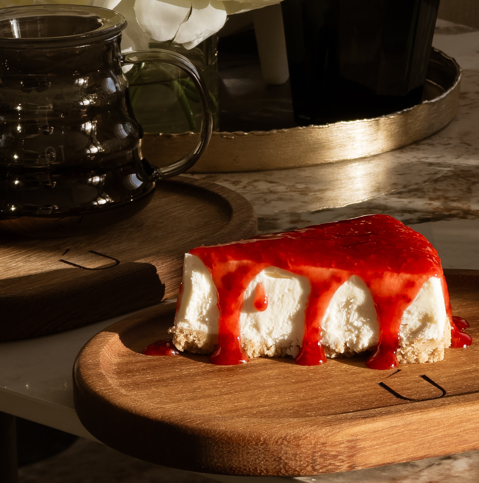 تشيز كيك فراولة 